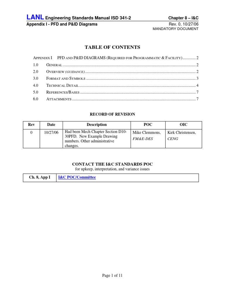 PFD and P&ID Diagrams Standards | PDF | Instrumentation | Control Theory