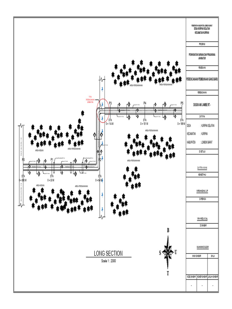 Perencanaan Pembangunan Jalan Aik Jambe | PDF