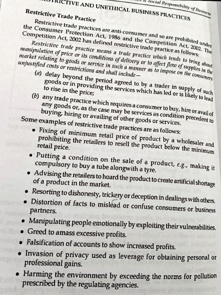 Unethical Business Practices Explained | PDF | Advertising | Audit
