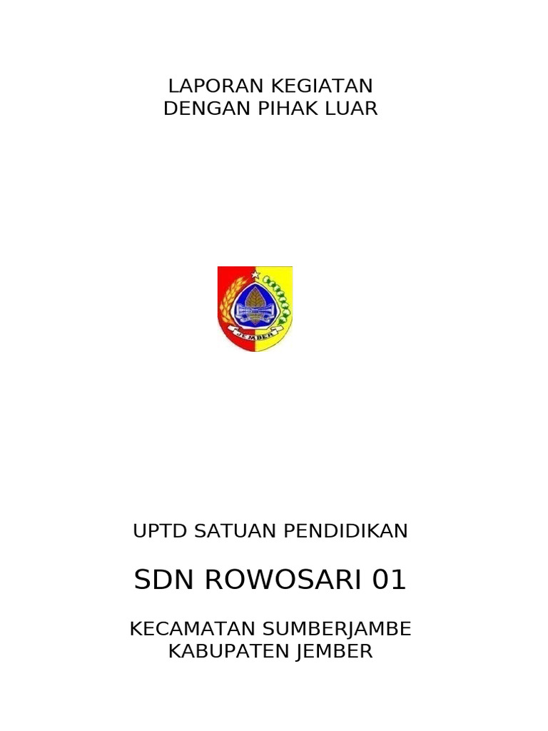 LAPORAN KEGIATAN DENGAN PIHAK LUAR | PDF