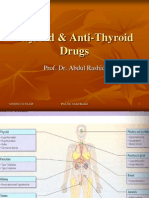 Thyroid & Anti-Thyroid Drugs: Prof. Dr. Abdul Rashid