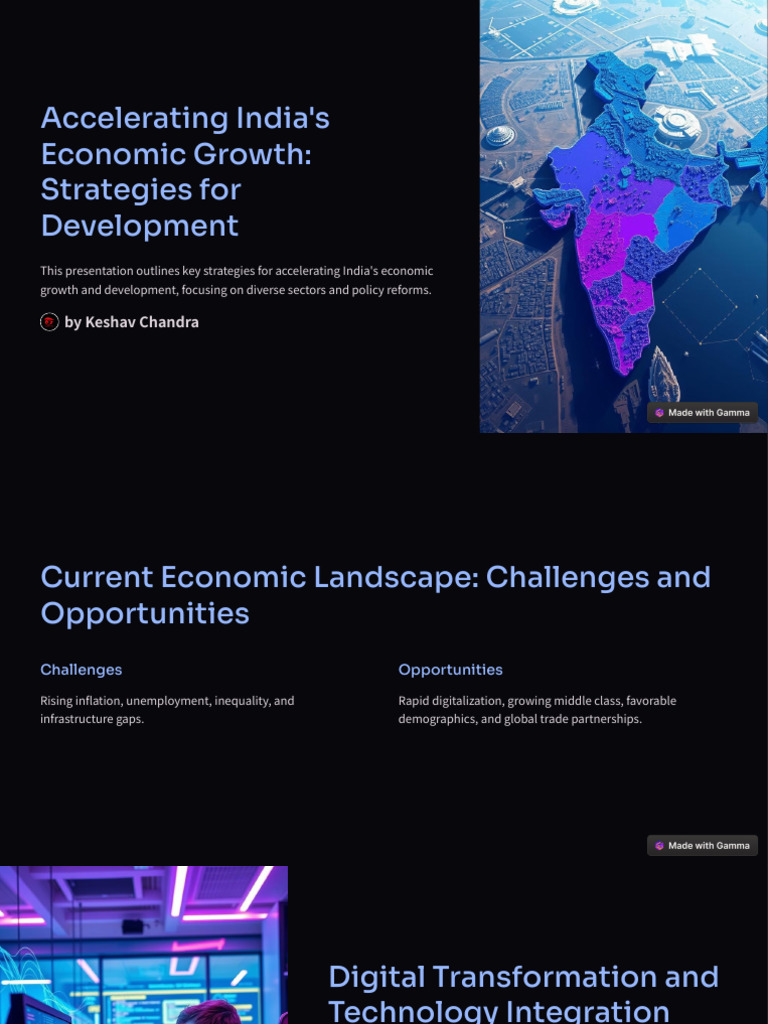Strategies for Accelerating India's Growth | PDF | Infrastructure ...
