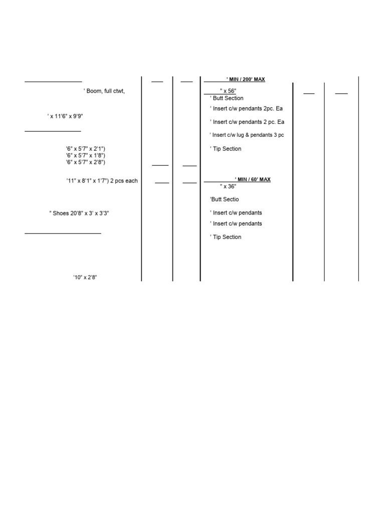 Kobelco CK1000-III Crane Specs | PDF | Crane (Machine) | Manufactured Goods