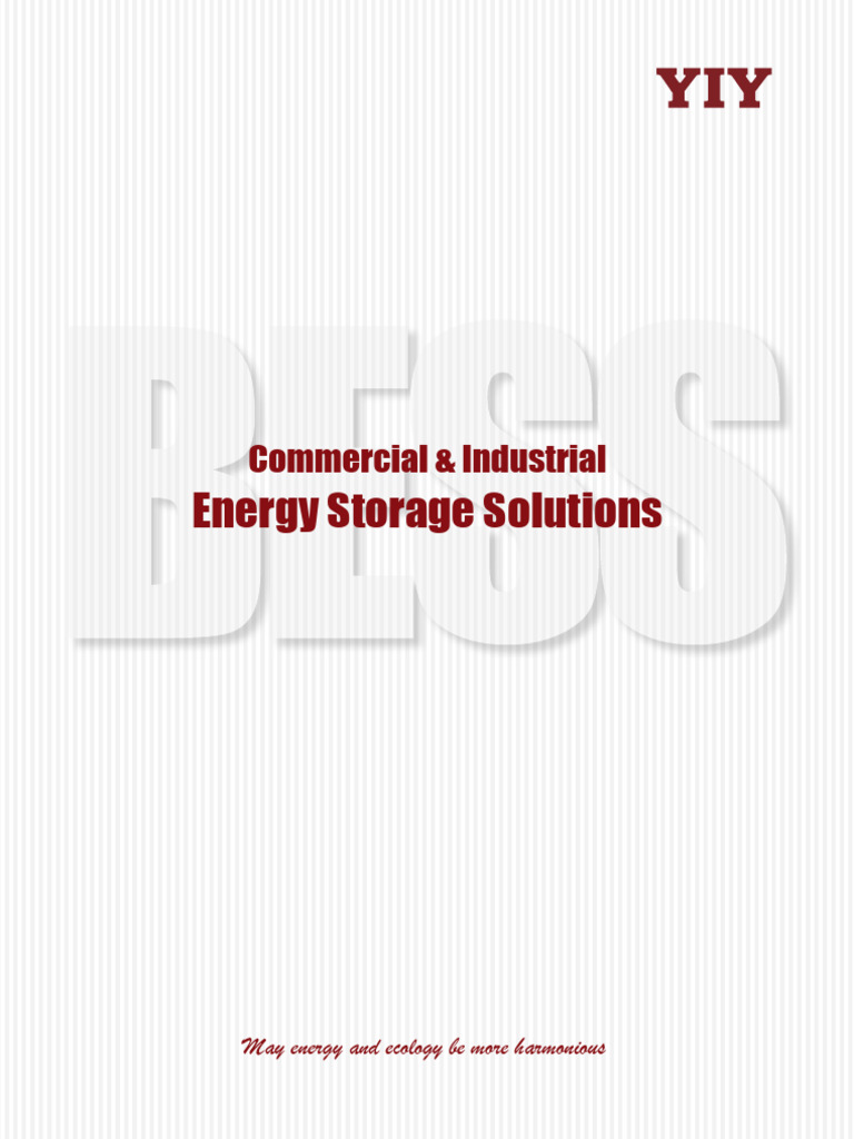 Commercial & Industrial ESS Catalogue | PDF | Electrical Grid | Energy ...