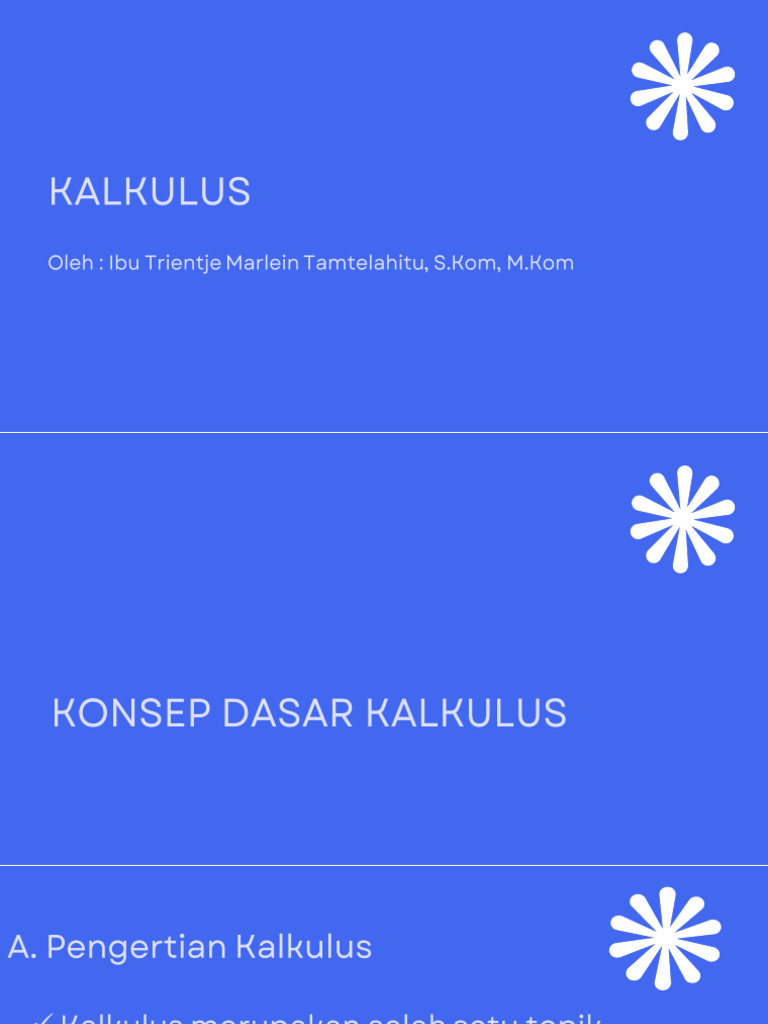 Konsep Dasar Kalkulus | PDF