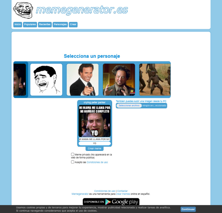Crear Meme - Generar Meme | PDF