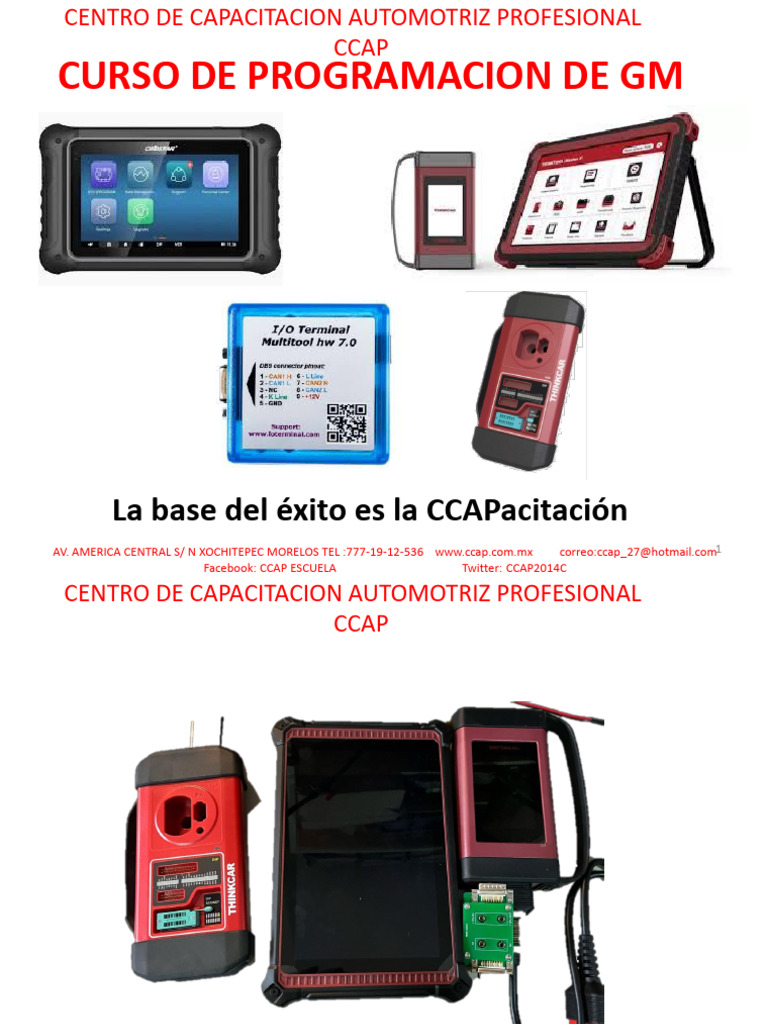 Curso de Programación de GM en CCAP | PDF