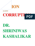 Action Against Corruption Dr Shriniwas Kashalikar