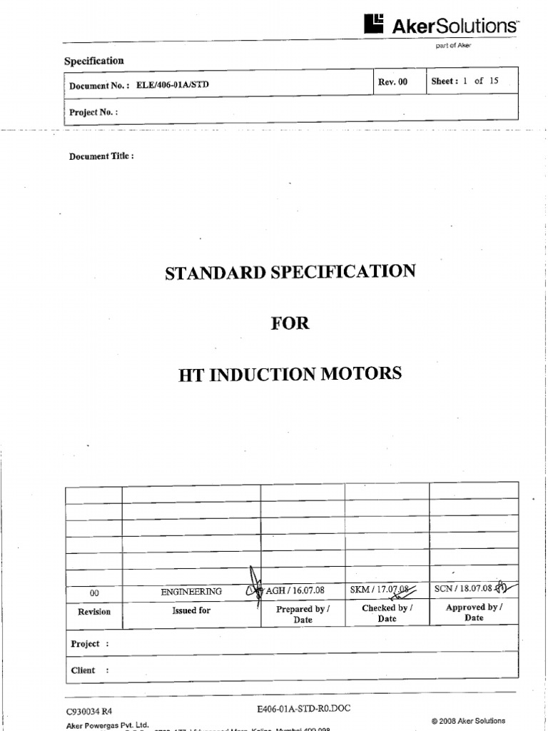 HT Motor | PDF | Electric Motor | Engines