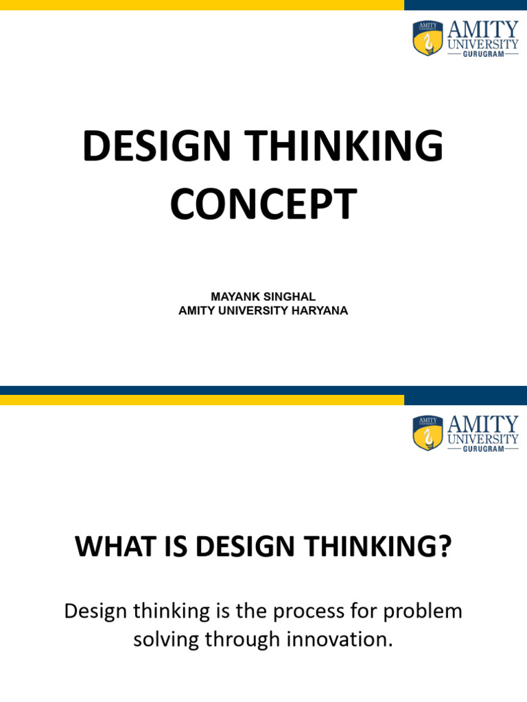 Design Thinking and Innovation Concepts | PDF | Thought | Design Thinking