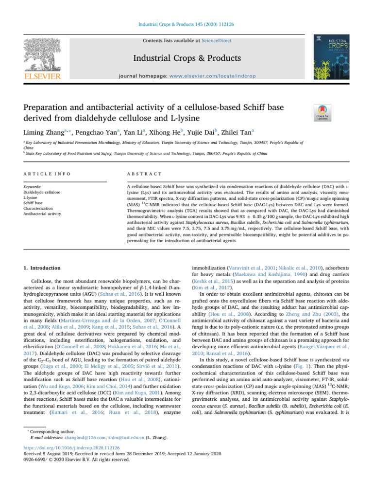 10 1016@j Indcrop 2020 112126 | PDF | Nuclear Magnetic Resonance ...