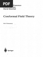 Conformal Field Theory Graduate Texts in Contemporary Physics | PDF