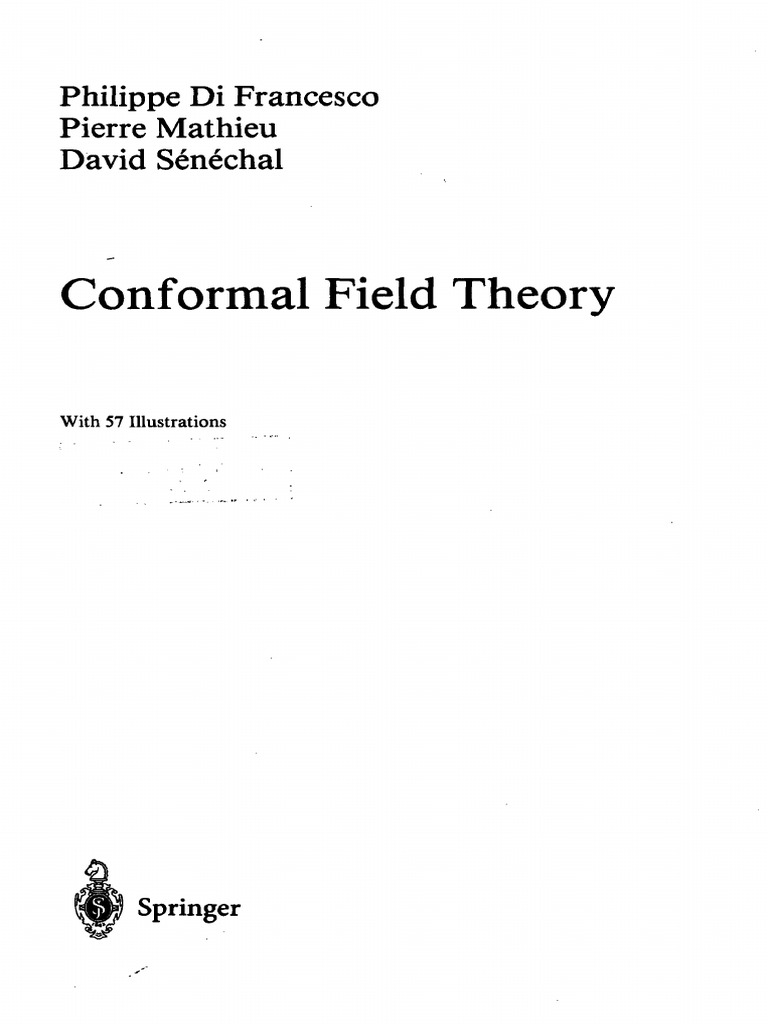 Conformal Field Theory Overview | PDF | Theoretical Physics | Quantum ...