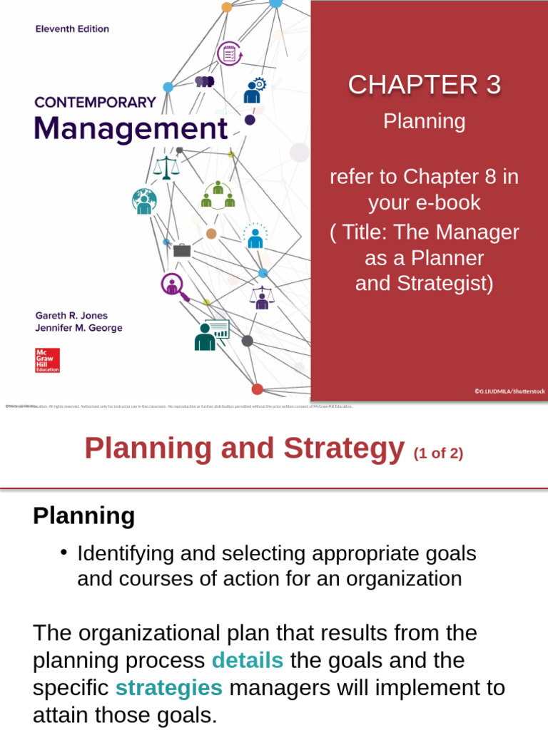 Chapter 3 Planning Latest | PDF | Scenario Planning | Goal