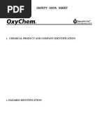 MSDS for Caustic Soda Liquid 48% | PDF | Sodium Hydroxide | Toxicity