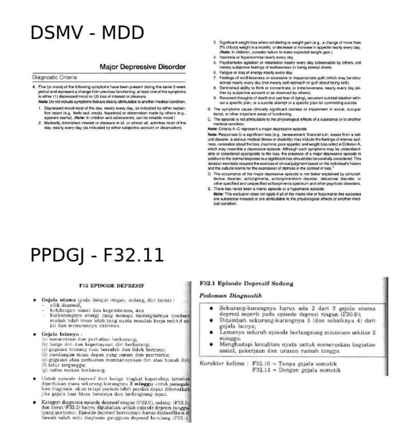 DSMV - MDD | PDF