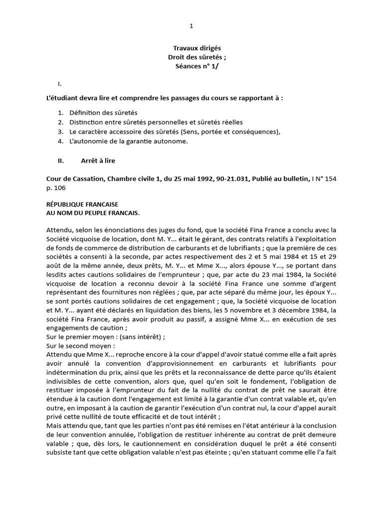 Définition de la Caducité en Droit | PDF | Cautionnement