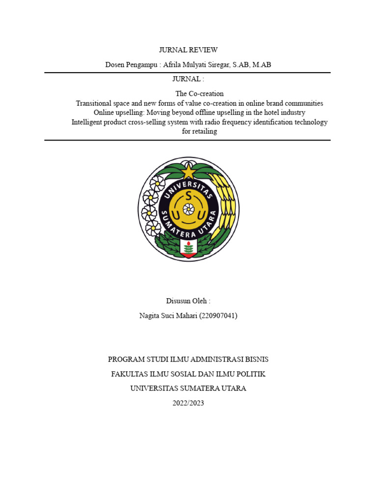 Journal Review on Co-Creation Strategies | PDF