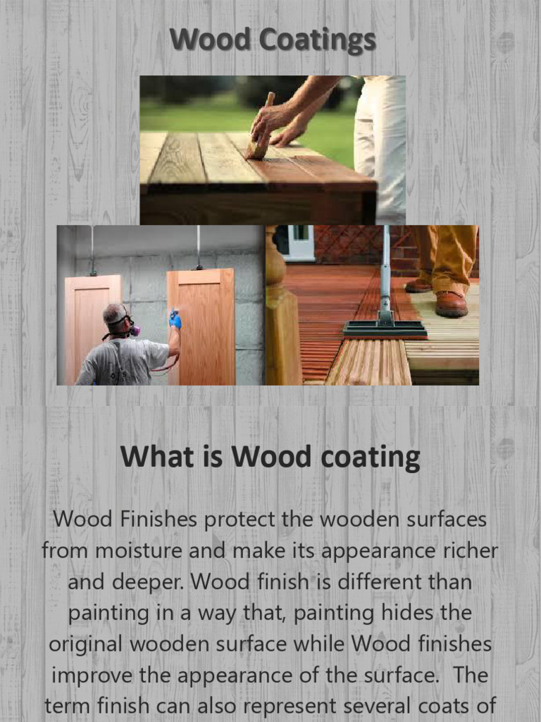 Understanding Wood Coating Processes | PDF | Varnish | Paint