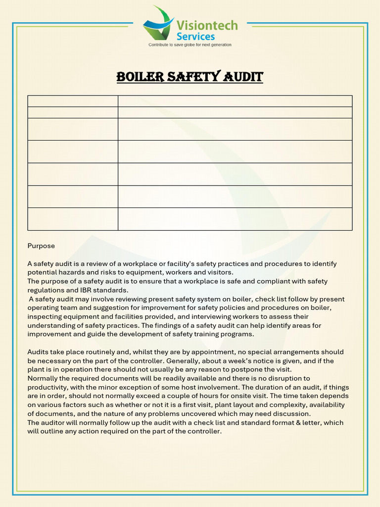 Ceat Boiler Safety Audit-Solid | PDF | Boiler | Valve