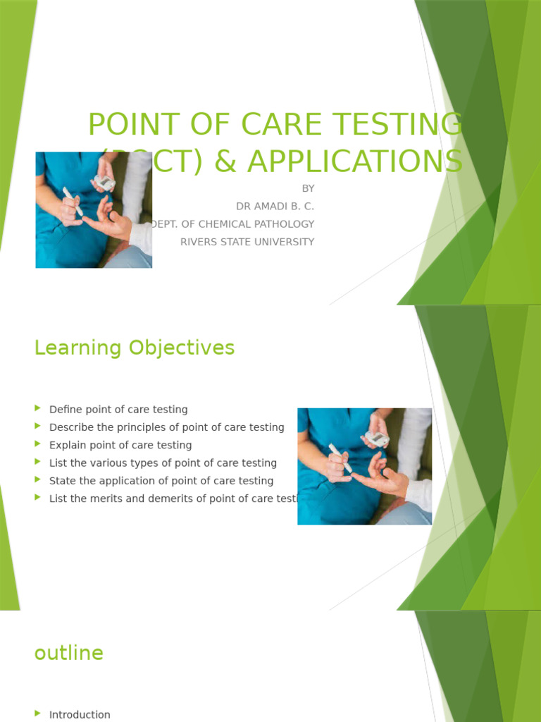 Point of Care Testing (Poct) & | PDF | Health Care | Medical Diagnosis