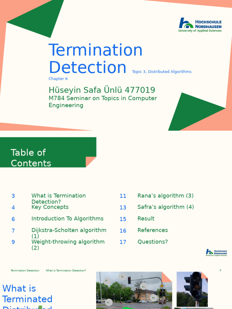 Termination Detection in Distributed Systems | PDF | Transmission ...