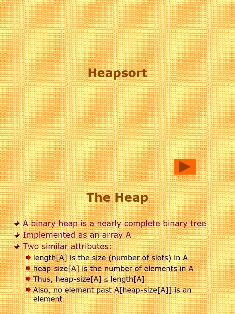 Heapsort Algorithm Overview | PDF | Computer Programming | Algorithms ...
