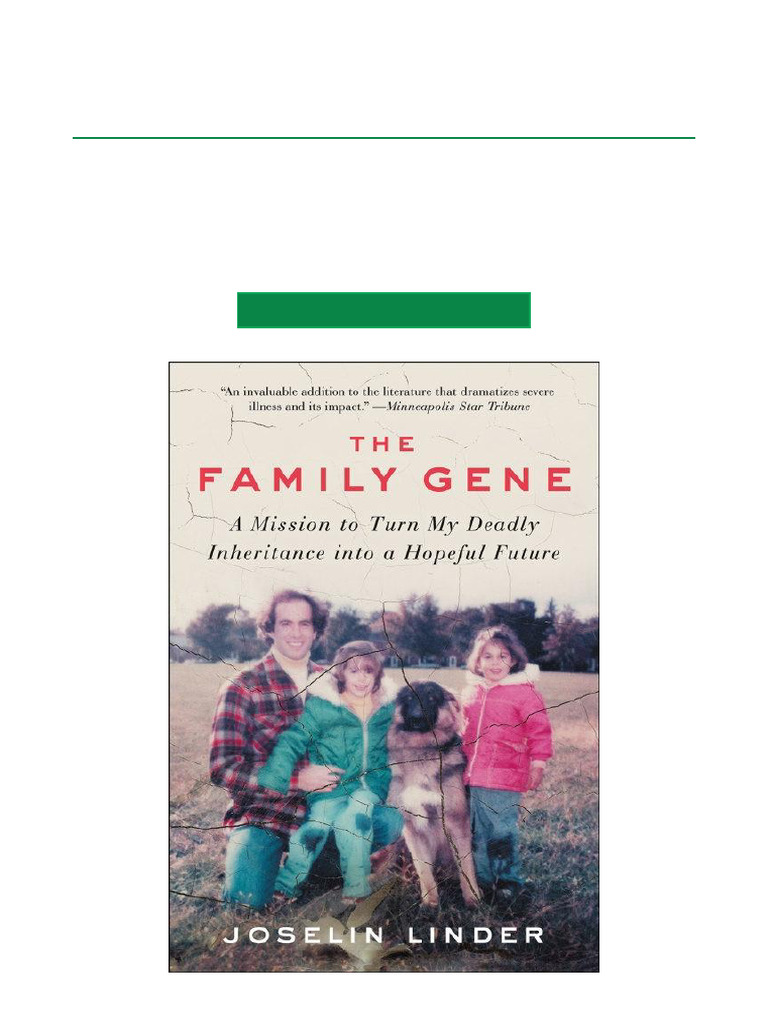 Bestseller List The Family Gene A Mission To Turn My Deadly Inheritance