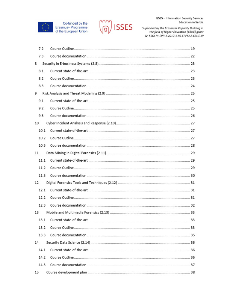 4 - ISSES Course Development Plan v1.5 | PDF | Crimes | Crime & Violence