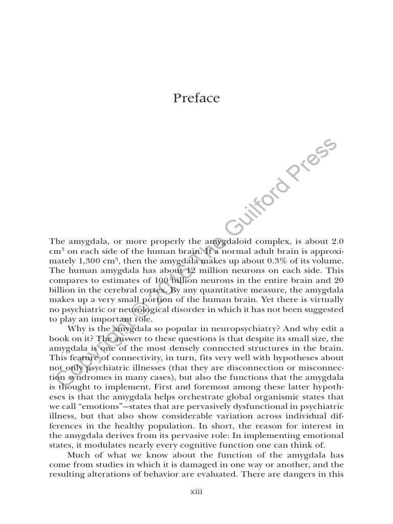 Understanding Amygdala Function and Impact | PDF | Amygdala | Brain