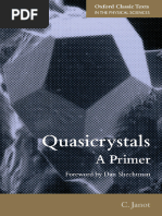 MX - Quasicrystals Types Systems and Techniques | PDF | Crystal