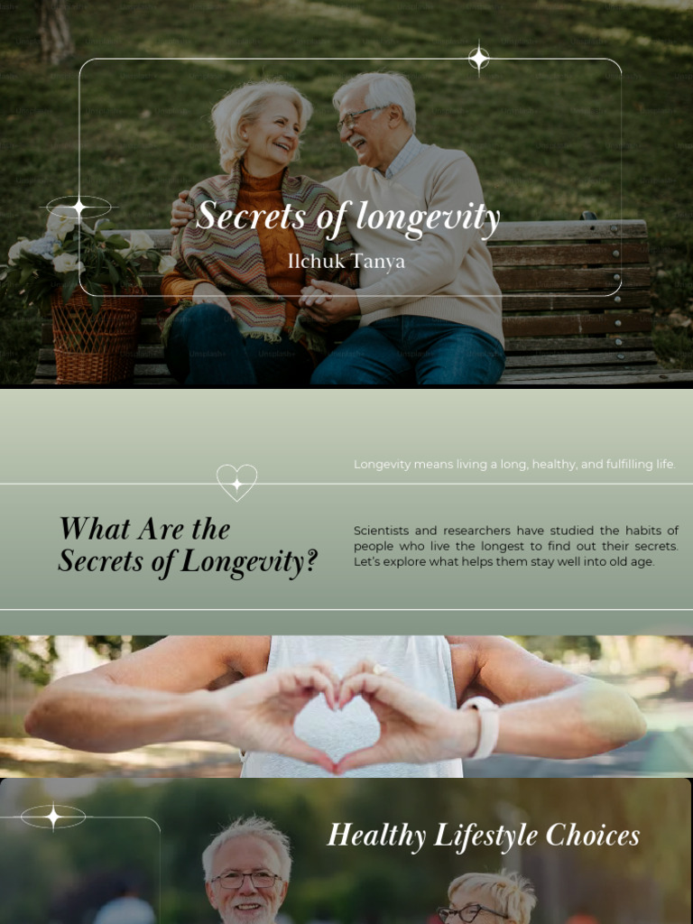 Secrets to a Healthy Long Life | PDF