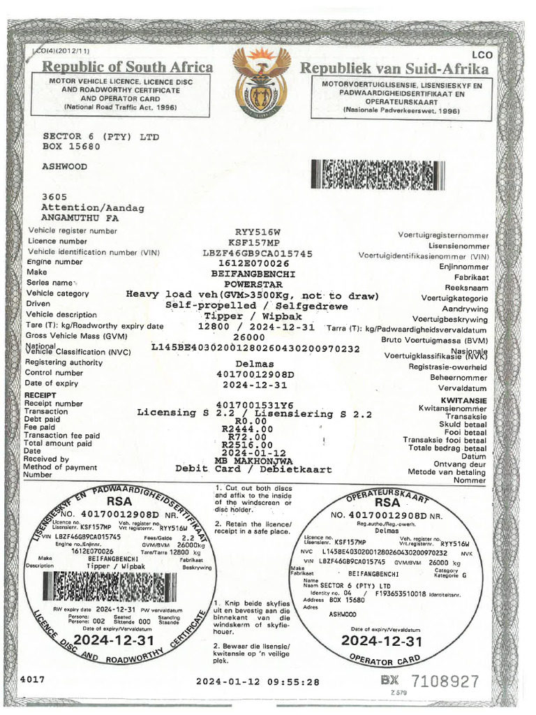 Licence Disc | PDF