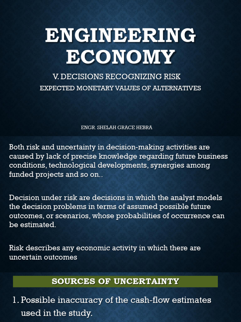 Expected Value in Risk Decision-Making | PDF | Probability Distribution ...