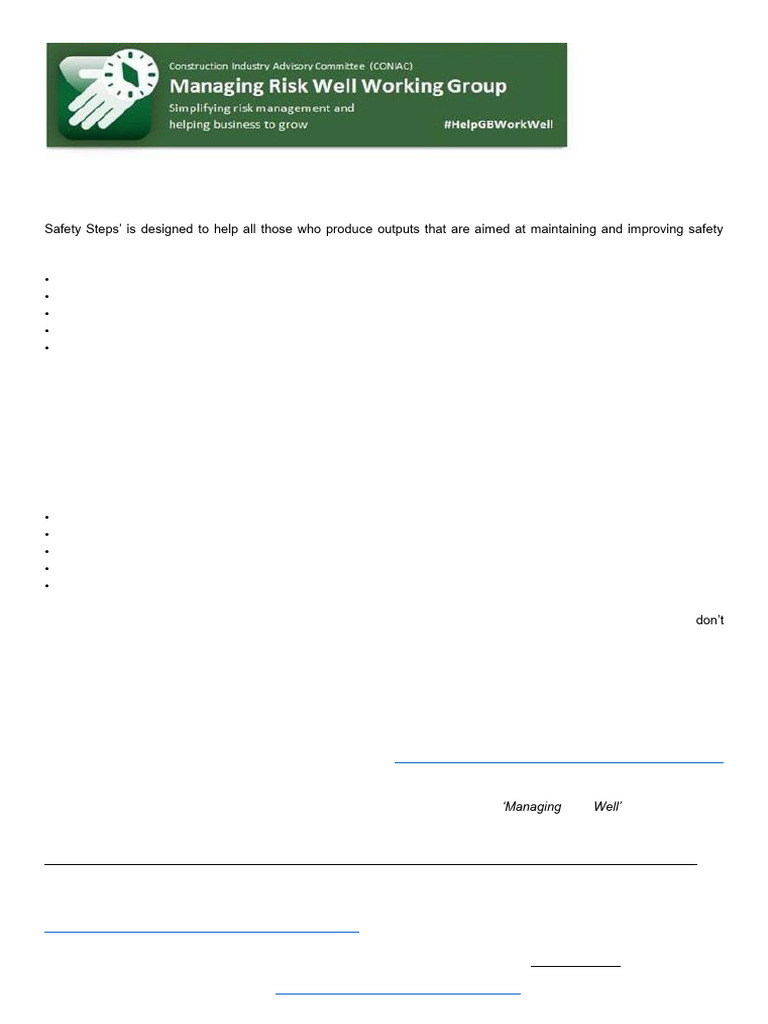 Safety Steps for Working at Height | PDF | Safety