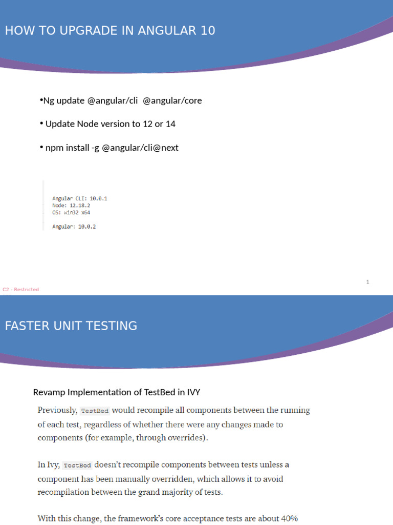 Angular 10 V1 | PDF