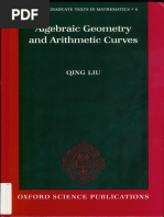 Qing Liu Algebraic Geometry and Arithmetic Curves Oxford