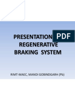 Presentation On Regenerative Braking System: Rimt-Maec, Mandi Gobindgarh (PB)
