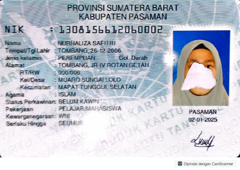 Scan KTP Liza | PDF