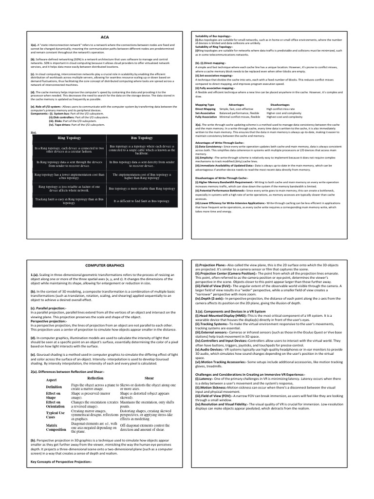 ACA (2) (2 Files Merged) | PDF | Cache (Computing) | Computer Data Storage