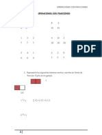 OPERACIONES CON FRACCIONES5º