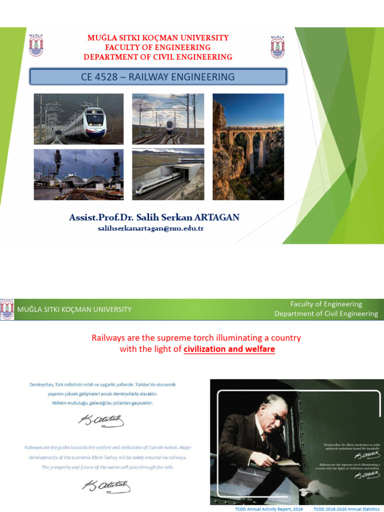 Railway Engineering Course Overview | PDF | Track Gauge | Rail Transport