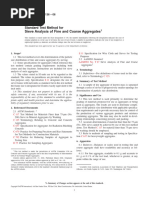 AASHTO C142 Test for Aggregate Quality | PDF | Specification (Technical ...