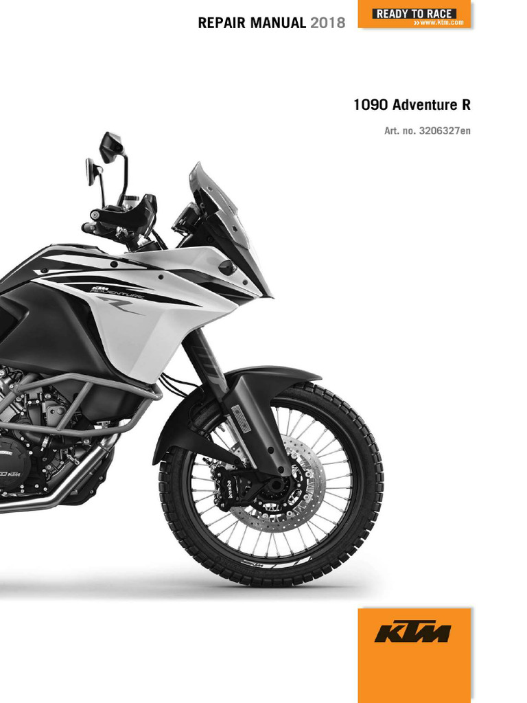 2018 - KTM - 1090 Adv R - RM | PDF