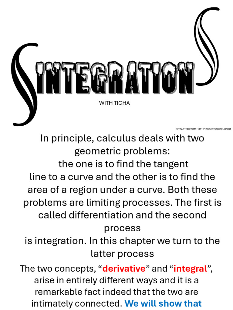 Understanding Integration and Antiderivatives | PDF | Integral | Calculus