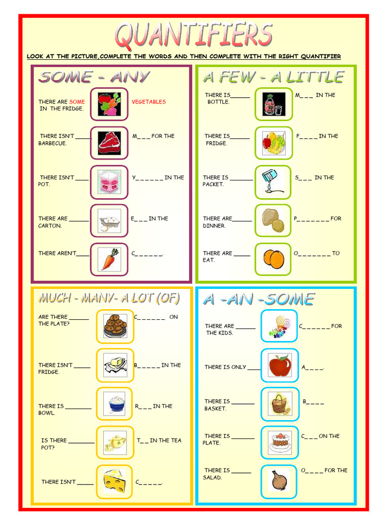 Many Much A Little A Few | PDF