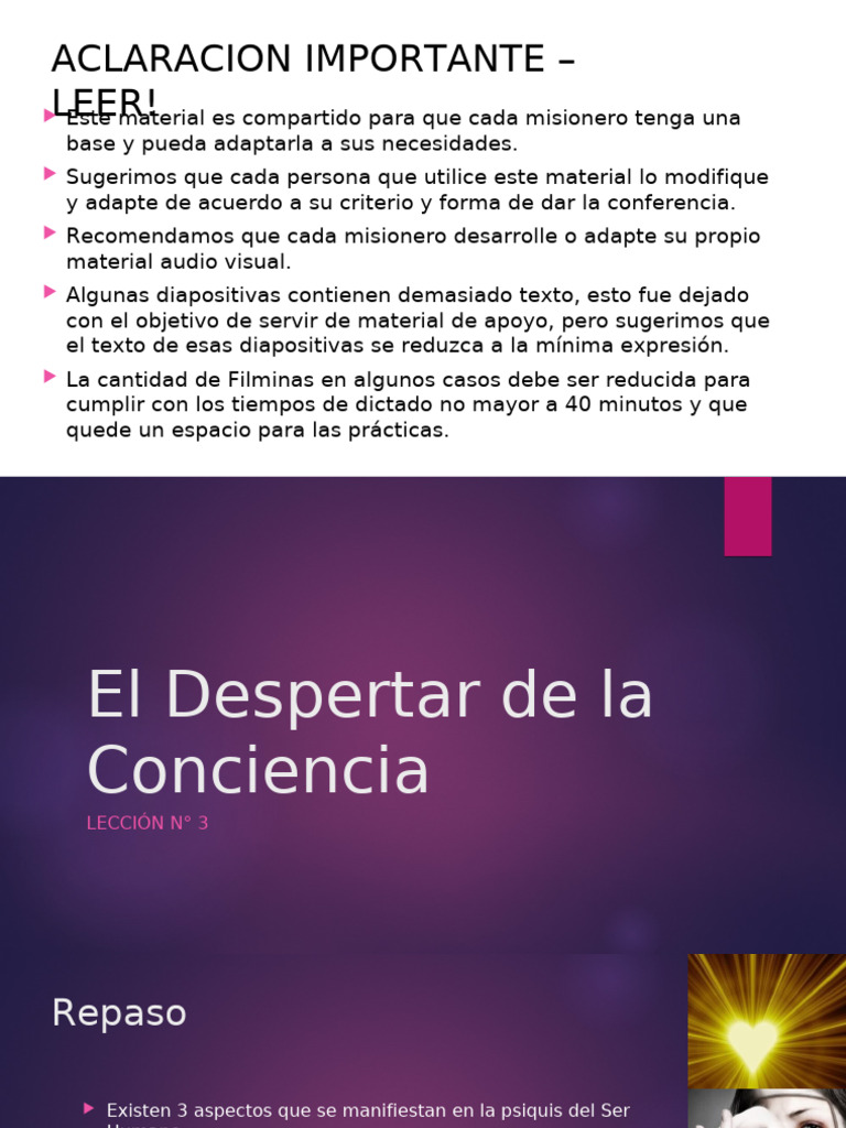 03 - El Despertar de La Conciencia | PDF | Conciencia | Conocimiento
