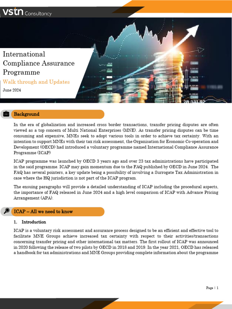ICAP 2024 Program Overview and Updates | PDF | Taxes | Multinational ...