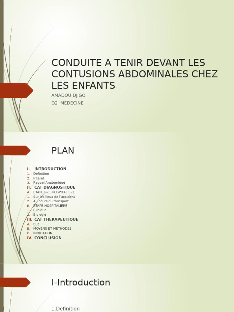 Laparotomie écourtée en cas de contusions | PDF | Saignement | Médecine ...