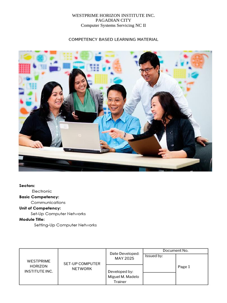 Setting Up Computer Networks Guide | PDF | Computer Network | Network ...